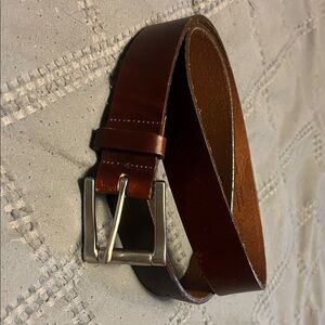 LL Bean full grain leather belt. 32-36 inch